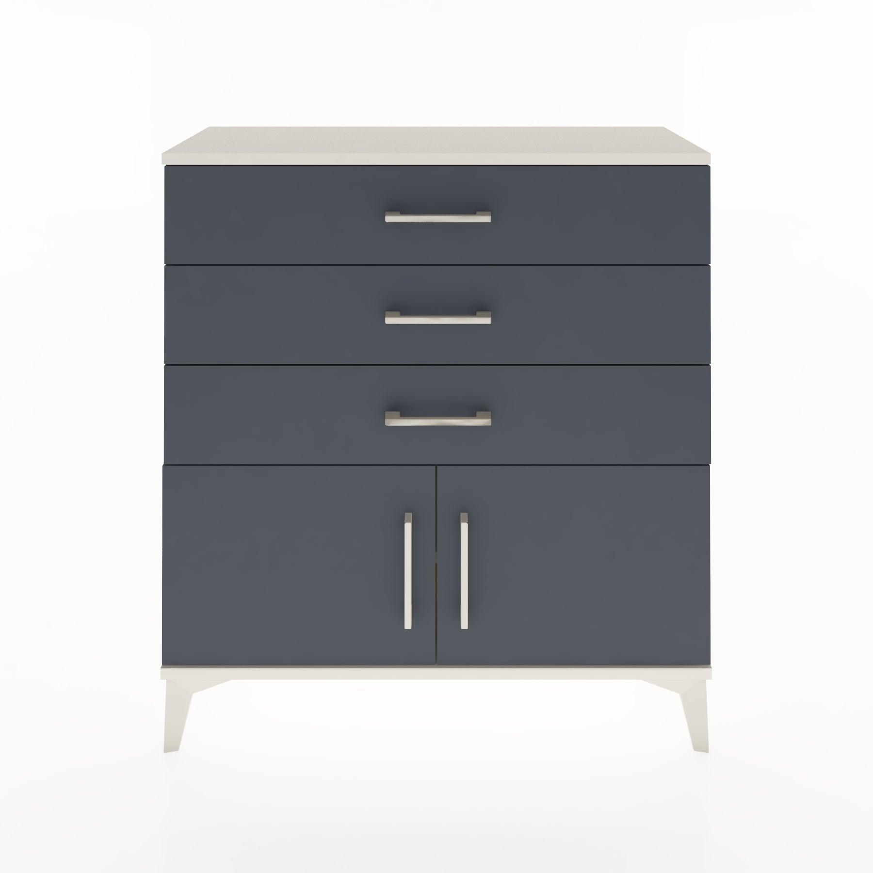 Woodntry Modular Dresser Moonstone 88x30x84 cm with Cover and Drawer KC23-1