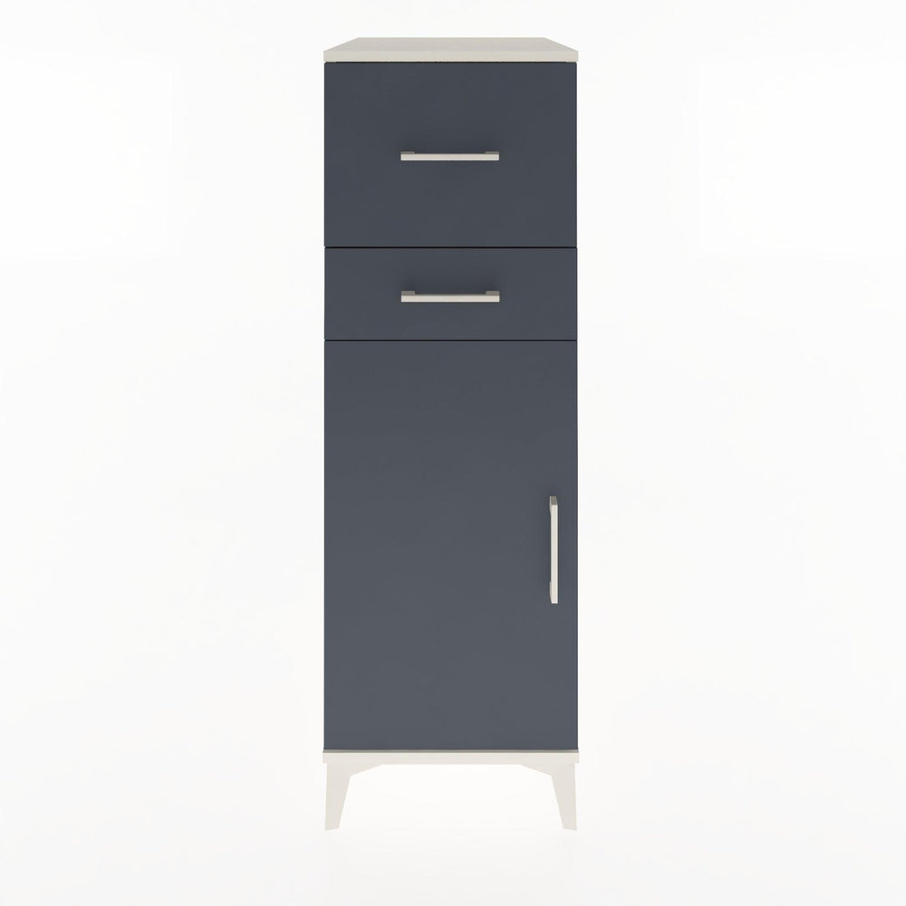 Woodntry Modular Cabinet Moonstone 44x30x122 cm with Doors and Drawers KC123-1