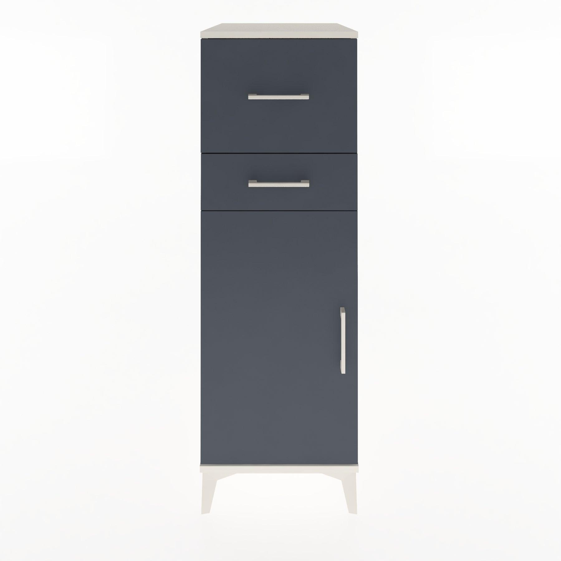Woodntry Modular Cabinet Moonstone 44x59x122 cm with Doors and Drawers KC123-1