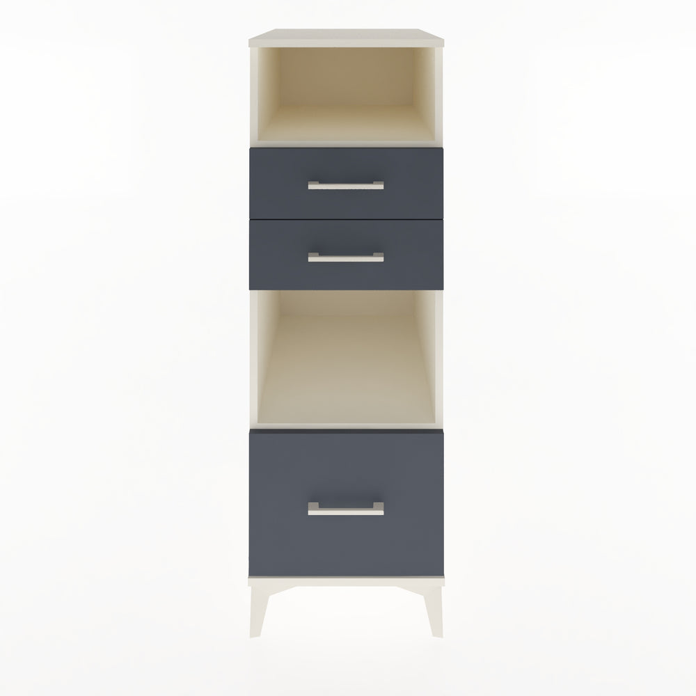 Woodntry Modular Cabinet Moonstone 44x59x122 cm with Drawers and Shelves CR73-1