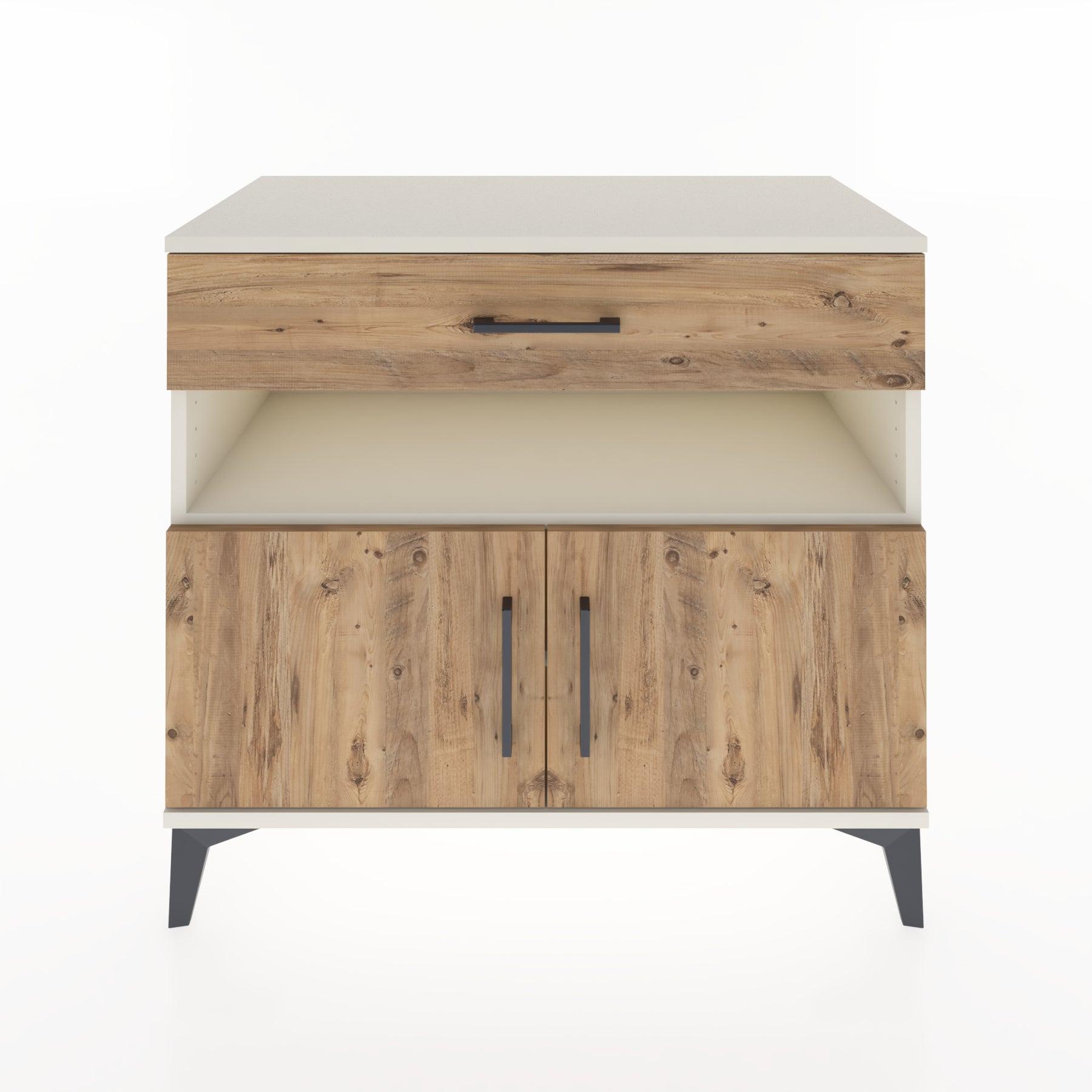 Woodntry Modüler Şifonyer Aytaşı 88x44x68 cm Fonksiyonel F23-1