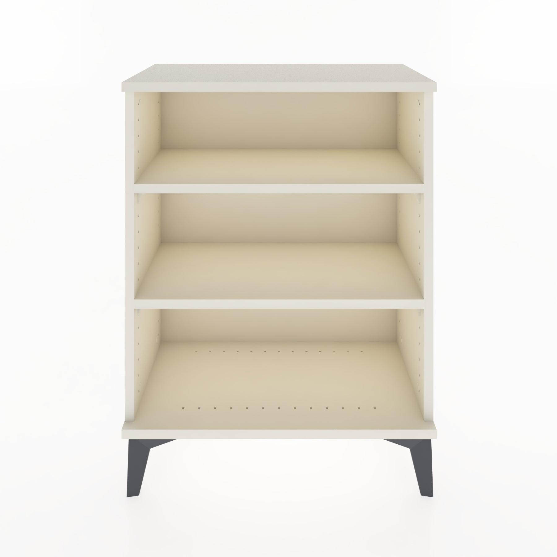 Woodntry Modular Nightstand Moonstone 60x30x68 cm with Shelf R23-1