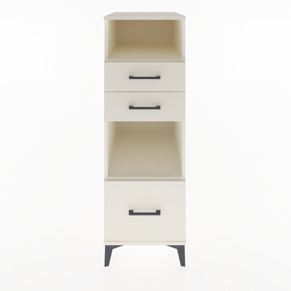 Woodntry Modular Cabinet Moonstone 44x59x122 cm with Drawers and Shelves CR73-1