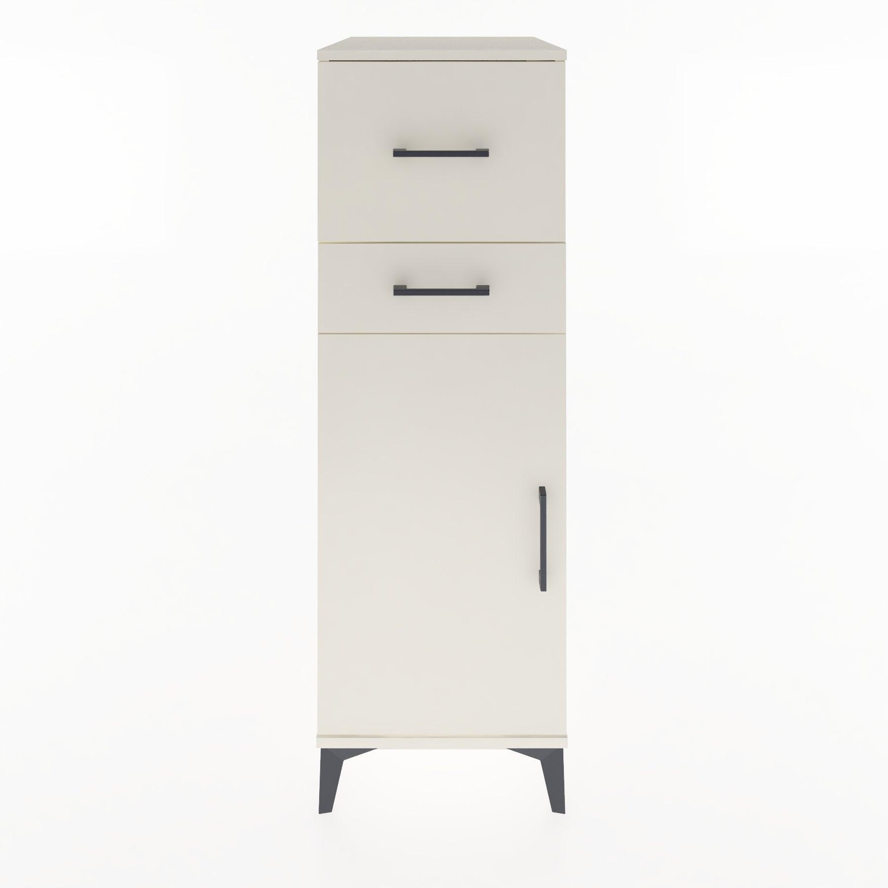 Woodntry Modular Cabinet Moonstone 44x59x122 cm with Doors and Drawers KC123-1