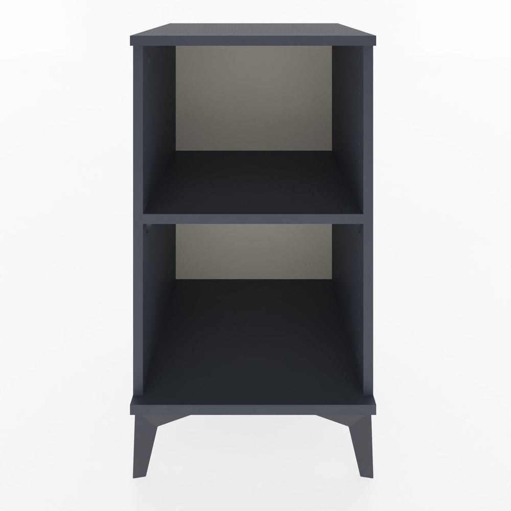 Woodntry Modular Nightstand Anthracite 44x44x68 cm with Shelf R23-2