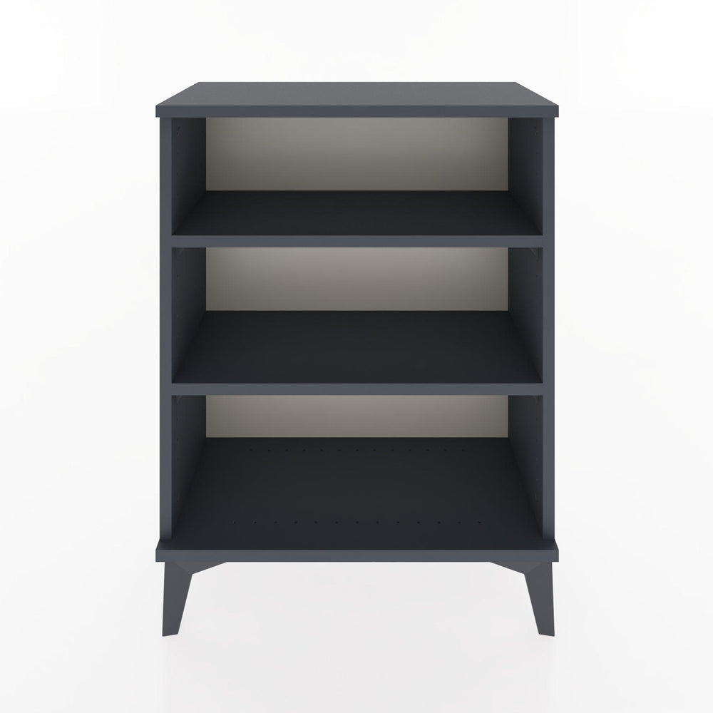 Woodntry Modular Nightstand Anthracite 60x30x68 cm with Shelf R23-2