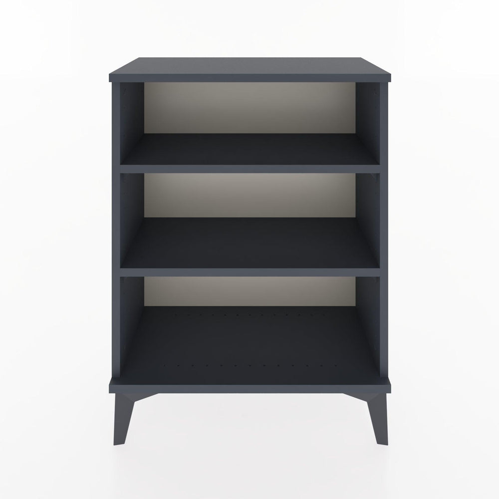 Woodntry Modular Nightstand Anthracite 60x30x68 cm with Shelf R23-2