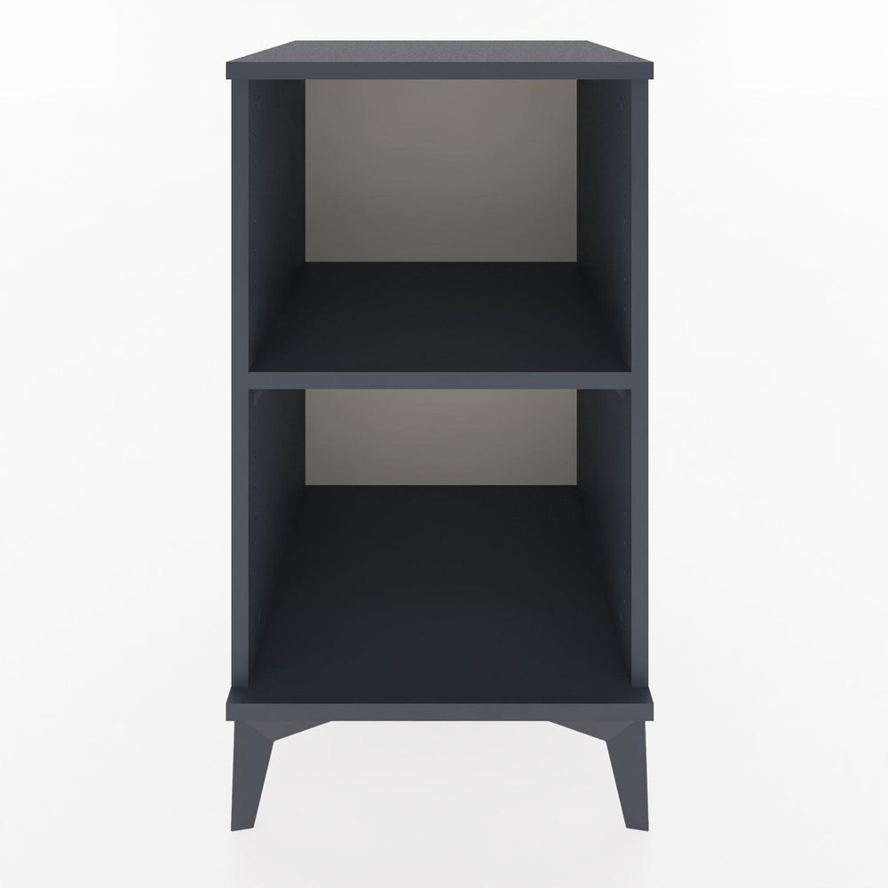 Woodntry Modular Nightstand Anthracite 44x44x68 cm with Shelf R23-2