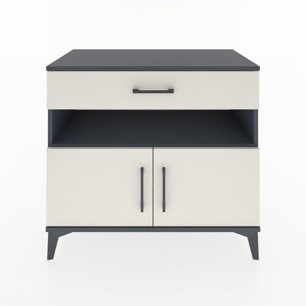 Woodntry Modüler Şifonyer Antrasit 88x44x68 cm Fonksiyonel F23-2