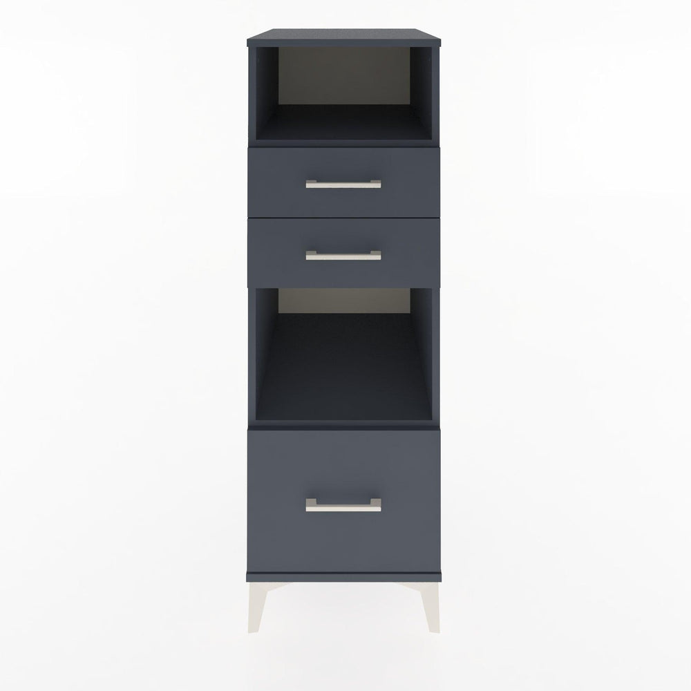 Woodntry Modular Cabinet Anthracite 44x30x122 cm with Drawers and Shelves CR73-2