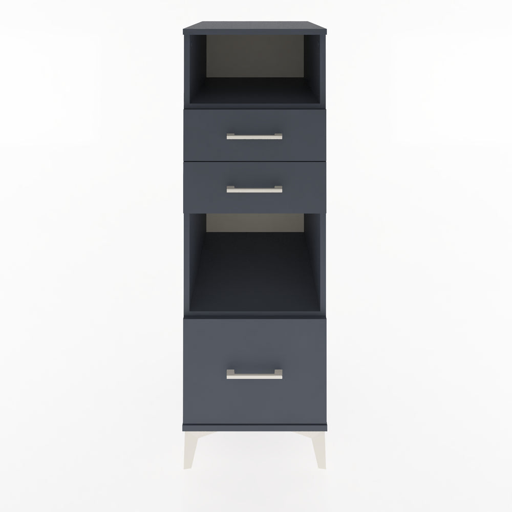 Woodntry Modular Cabinet Anthracite 44x59x122 cm with Drawers and Shelves CR73-2