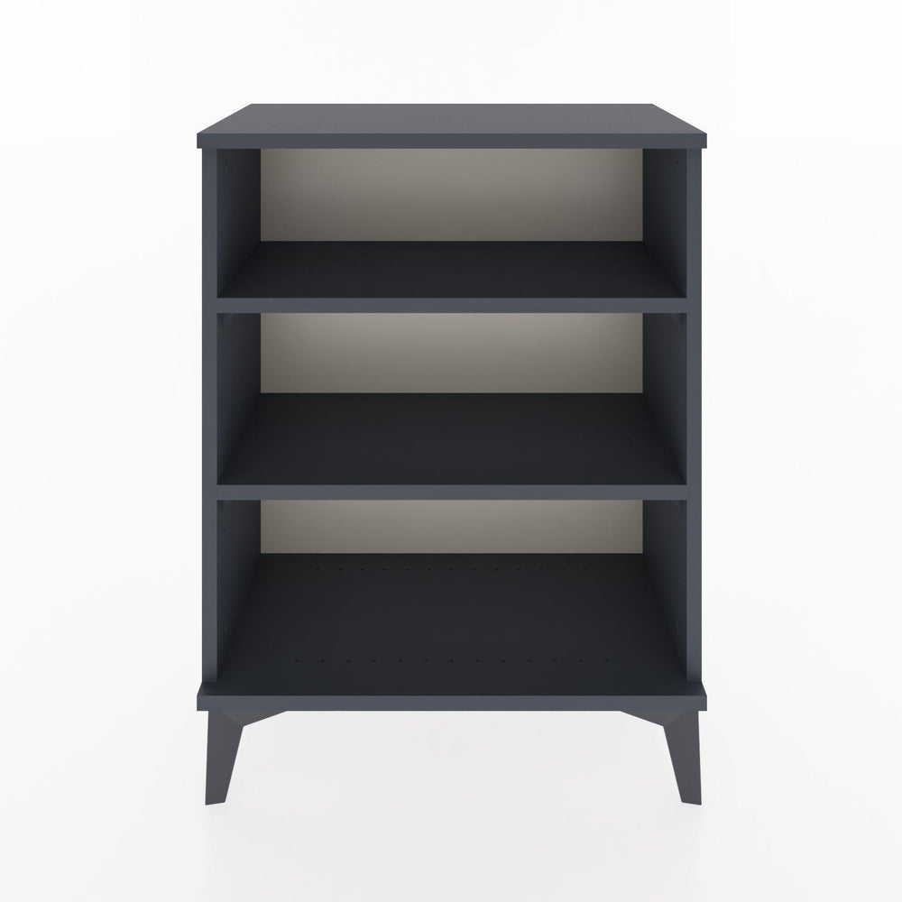 Woodntry Modular Nightstand Anthracite 60x30x68 cm with Shelf R23-2