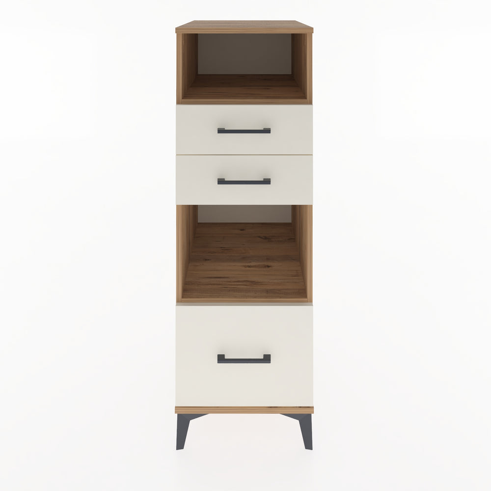 Woodntry Modular Cabinet Pine 44x59x122 cm with Drawers and Shelves CR73-3