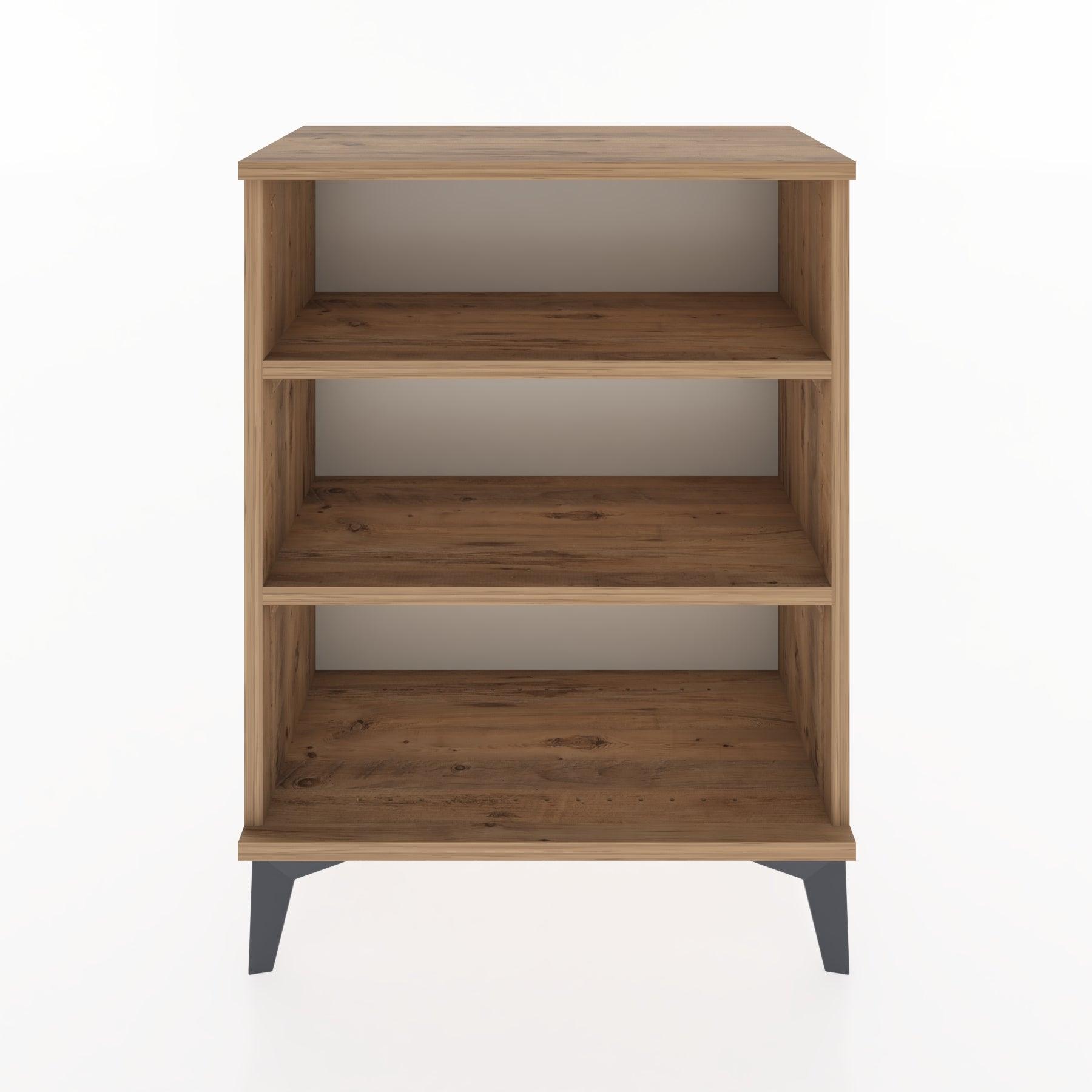 Woodntry Modular Nightstand Pine 60x30x68 cm with Shelf R23-3