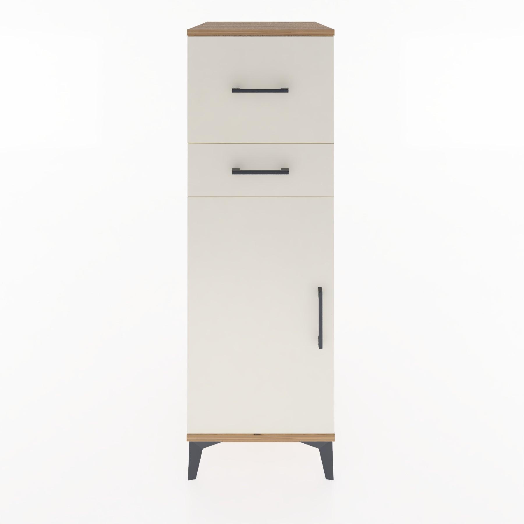 Woodntry Modular Cabinet Pine 44x59x122 cm with Doors and Drawers KC123-3
