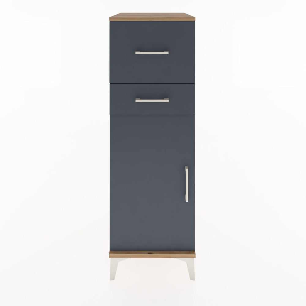 Woodntry Modular Cabinet Pine 44x30x122 cm with Doors and Drawers KC23-3