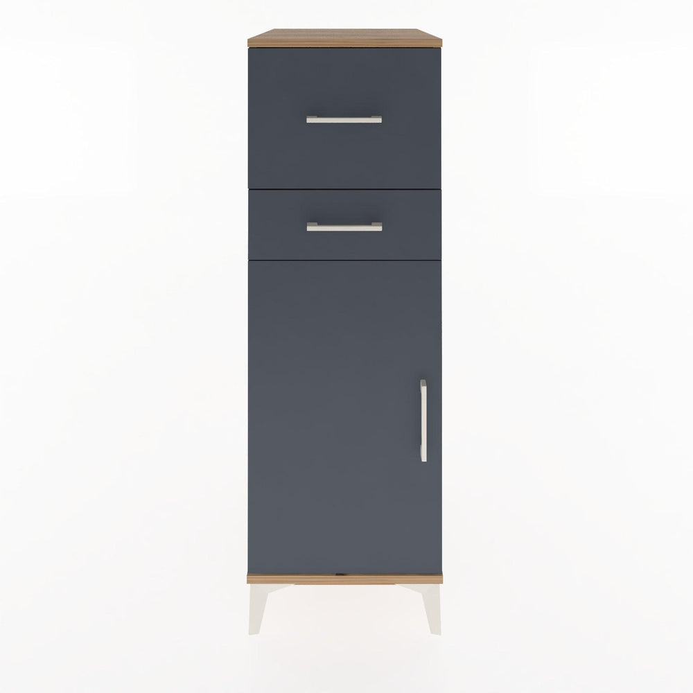 Woodntry Modüler Dolap Çam 44x59x122 cm Kapaklı ve Çekmeceli KC123-3