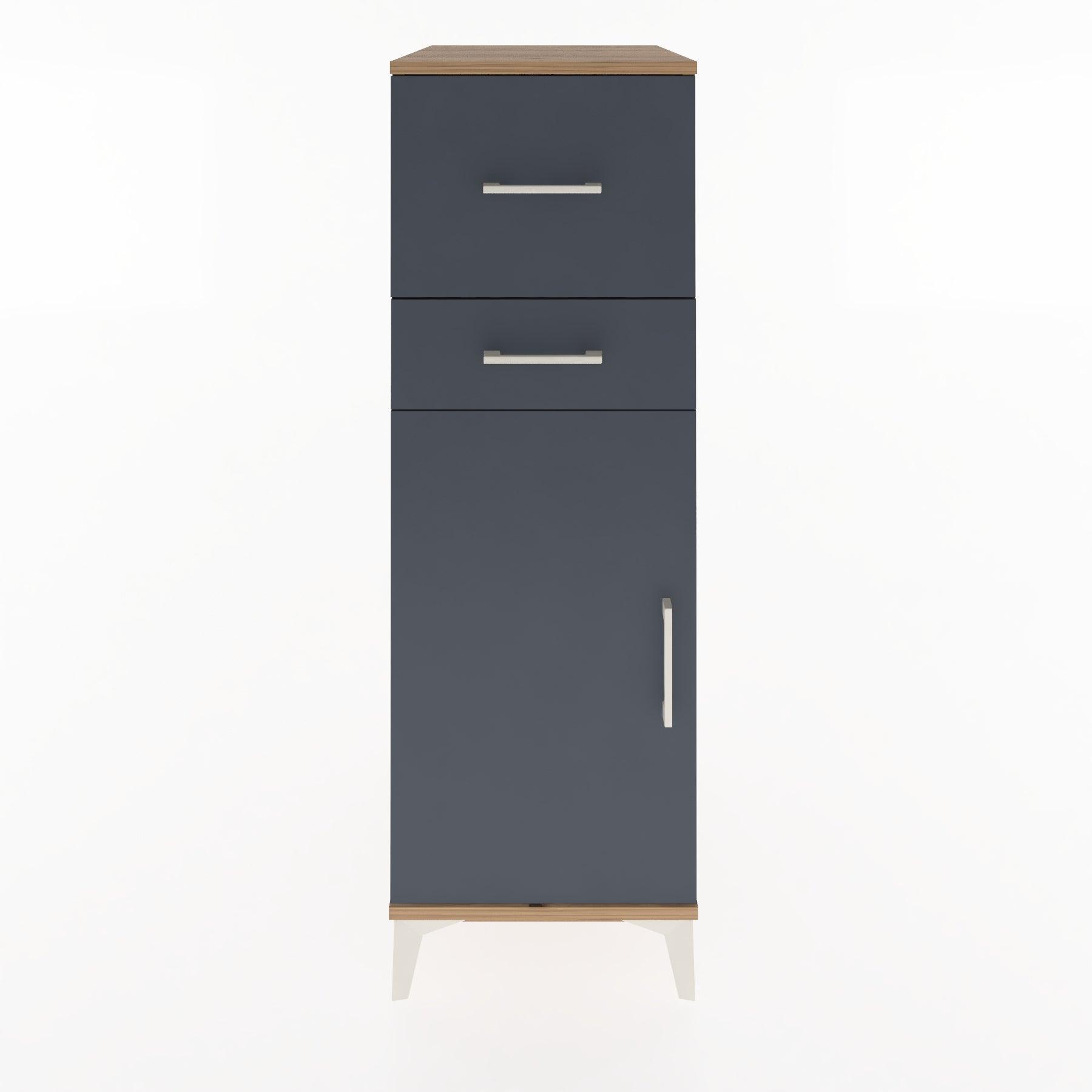 Woodntry Modular Cabinet Pine 44x59x122 cm with Doors and Drawers KC123-3