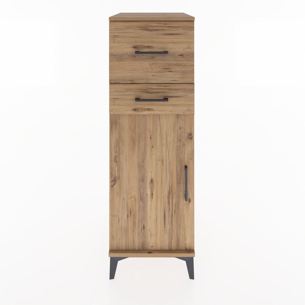 Woodntry Modular Cabinet Pine 44x59x122 cm with Doors and Drawers KC23-3