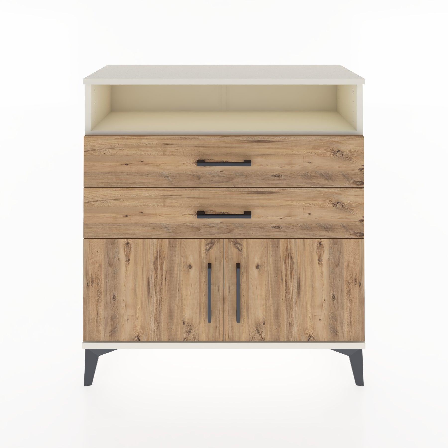 Woodntry Modular Dresser Moonstone 88x30x84 cm Functional F24-1