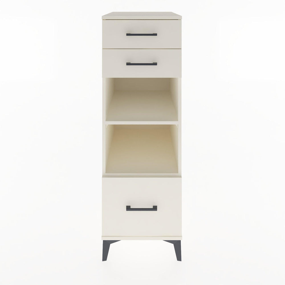 Woodntry Modular Cabinet Moonstone 44x30x122 cm with Drawers and Shelves CR74-1