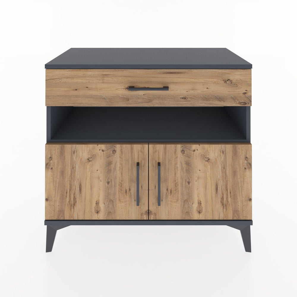 Woodntry Modular Dresser Anthracite 88x44x68 cm Functional F24-2