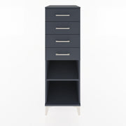 Woodntry Modular Cabinet Anthracite 44x30x122 cm with Drawers and Shelves CR124-2