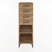 Woodntry Modular Cabinet Pine 44x59x122 cm with Drawers and Shelves CR124-3