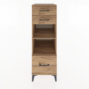 Woodntry Modüler Dolap Çam 44x59x122 cm Çekmeceli ve Raflı CR74-3