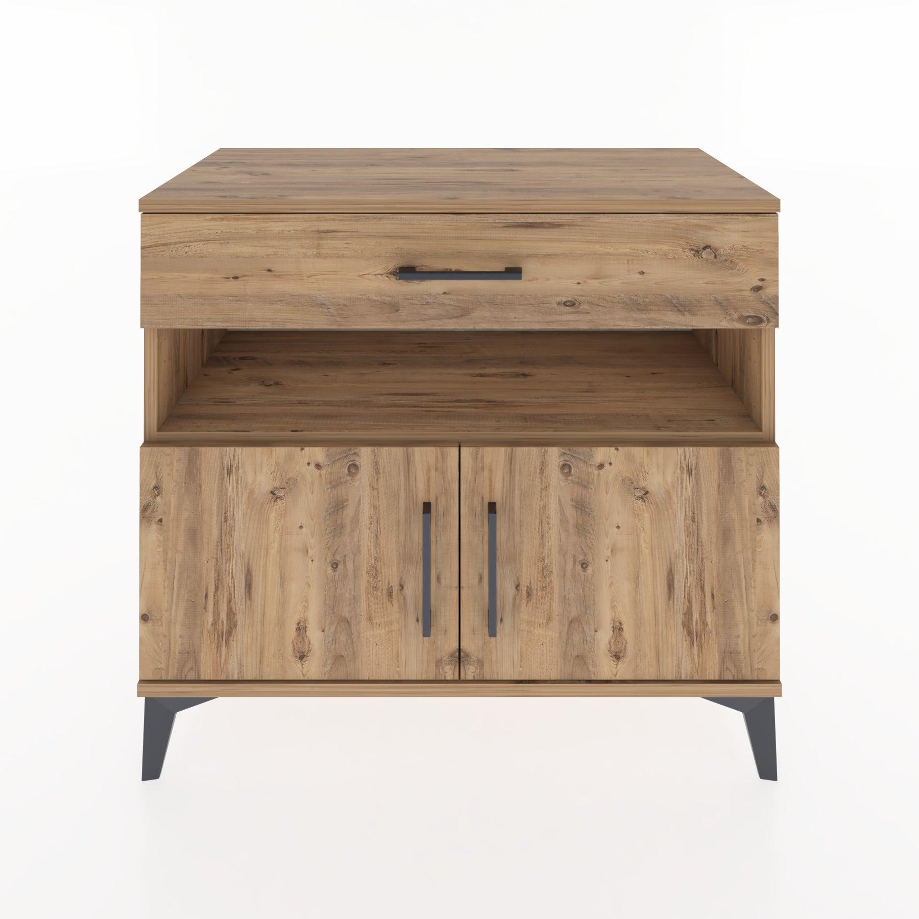 Woodntry Modüler Şifonyer Çam 88x44x68 cm Fonksiyonel F24-3