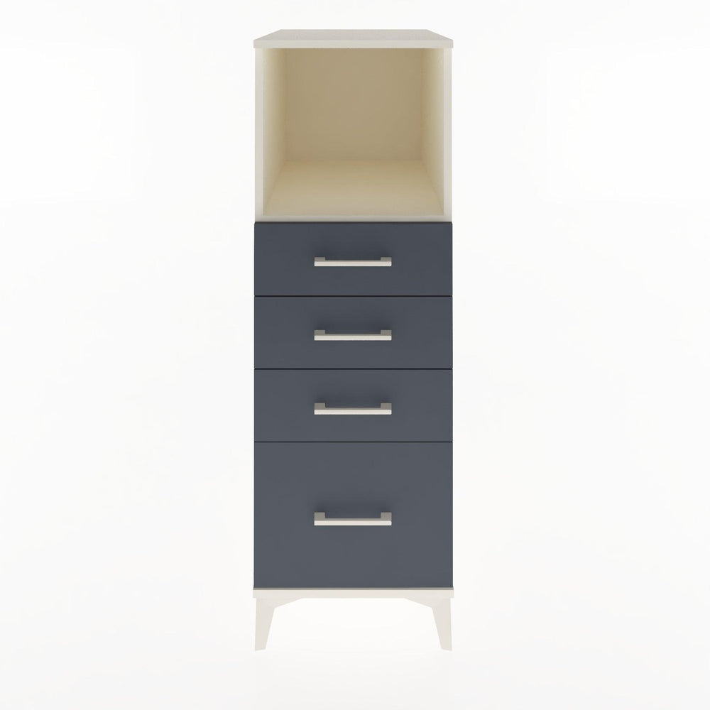 Woodntry Modular Cabinet Moonstone 44x30x122 cm with Drawers and Shelves CR75-1