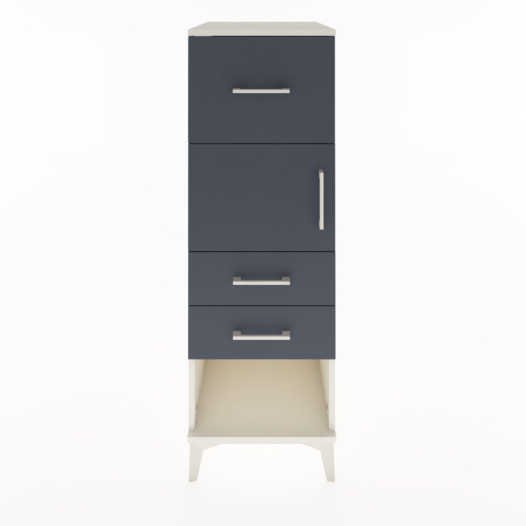 Woodntry Modular Cabinet Moonstone 44x30x122 cm Functional F25-1