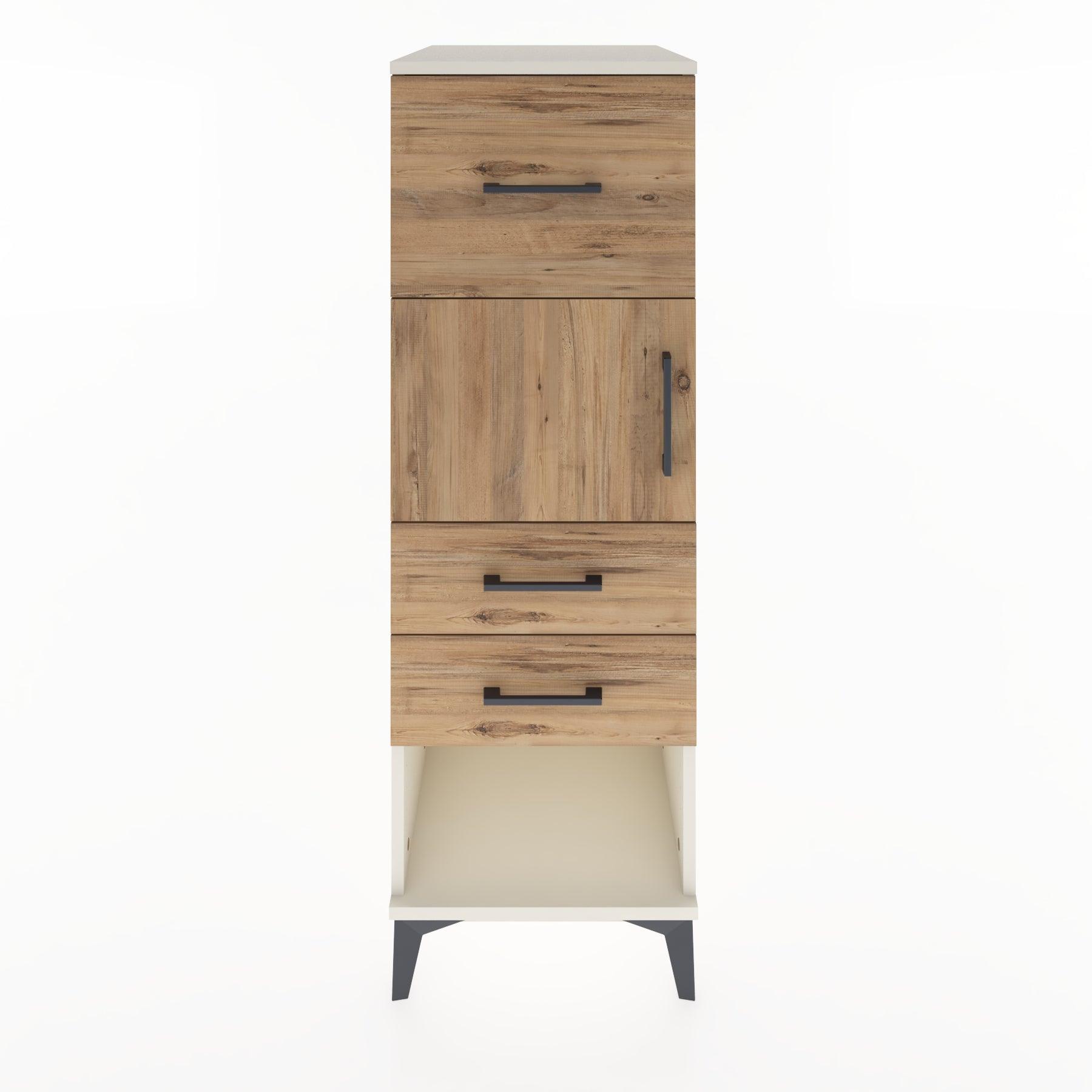 Woodntry Modüler Dolap Aytaşı 44x59x122 cm Fonksiyonel F25-1