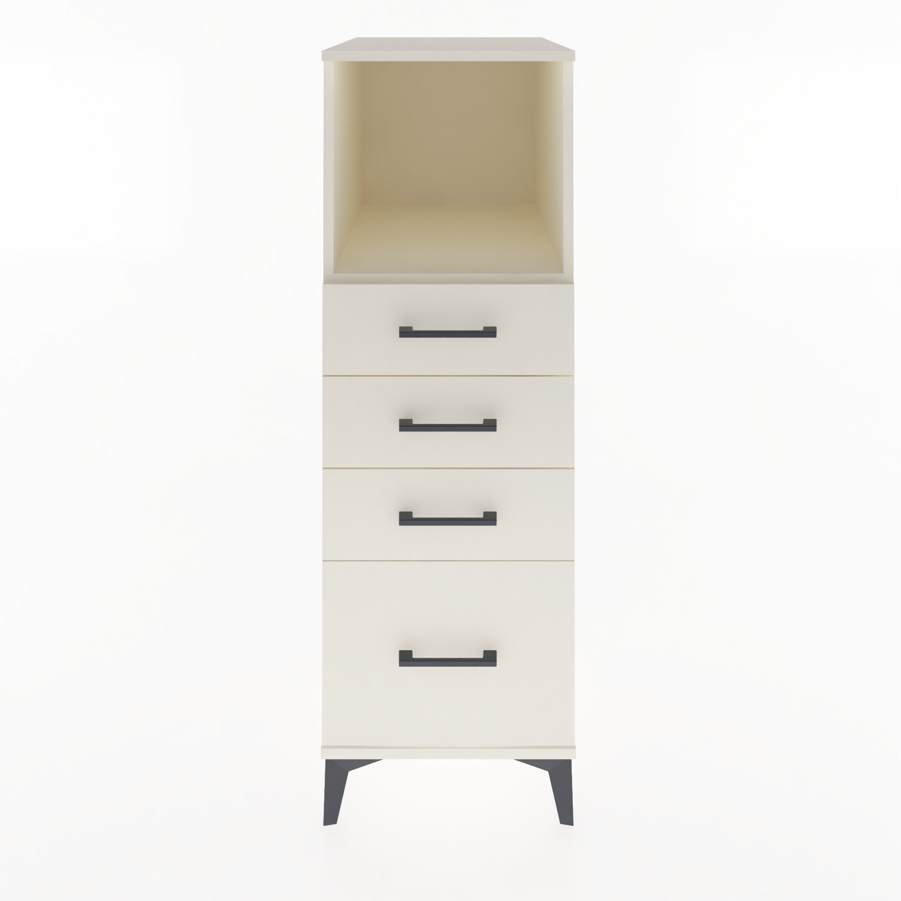 Woodntry Modular Cabinet Moonstone 44x59x122 cm with Drawers and Shelves CR75-1