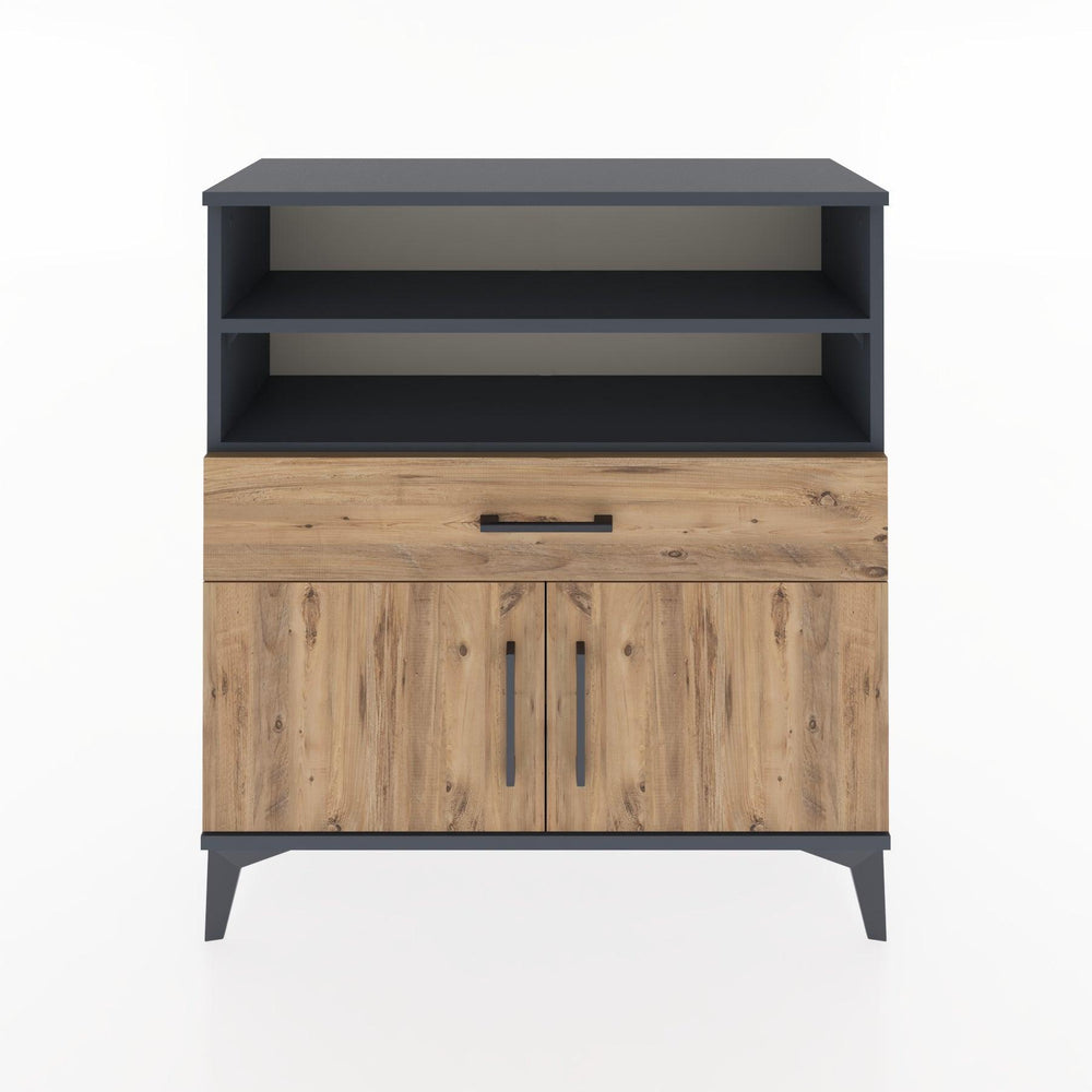 Woodntry Modular Dresser Anthracite 88x30x84 cm Functional F25-2