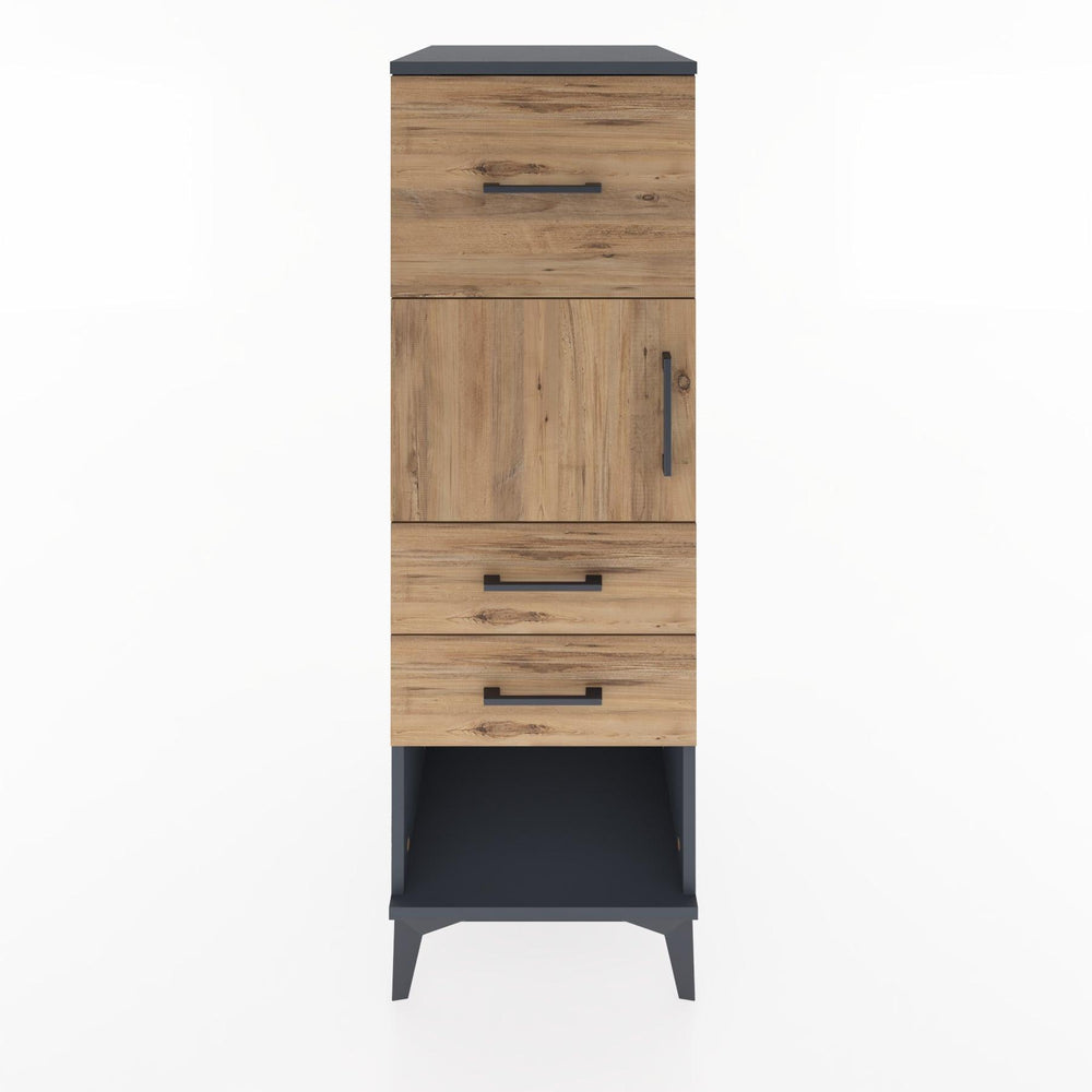 Woodntry Modular Cabinet Anthracite 44x30x122 cm Functional F25-2