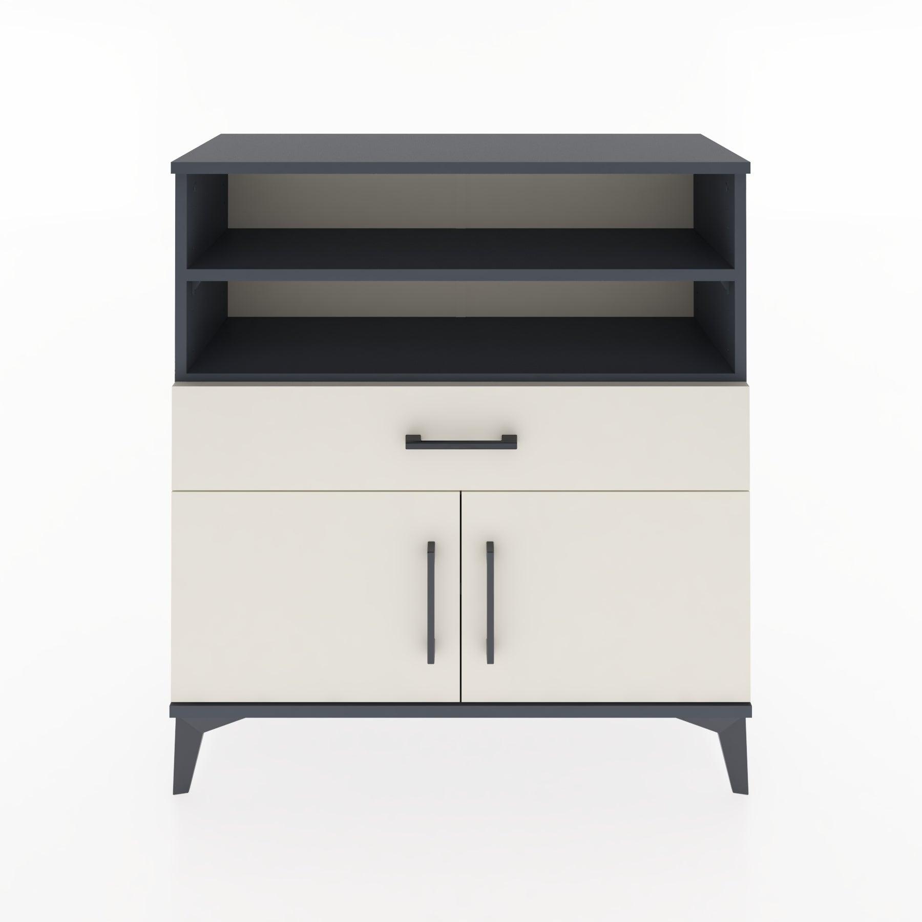 Woodntry Modular Dresser Anthracite 88x30x84 cm Functional F25-2