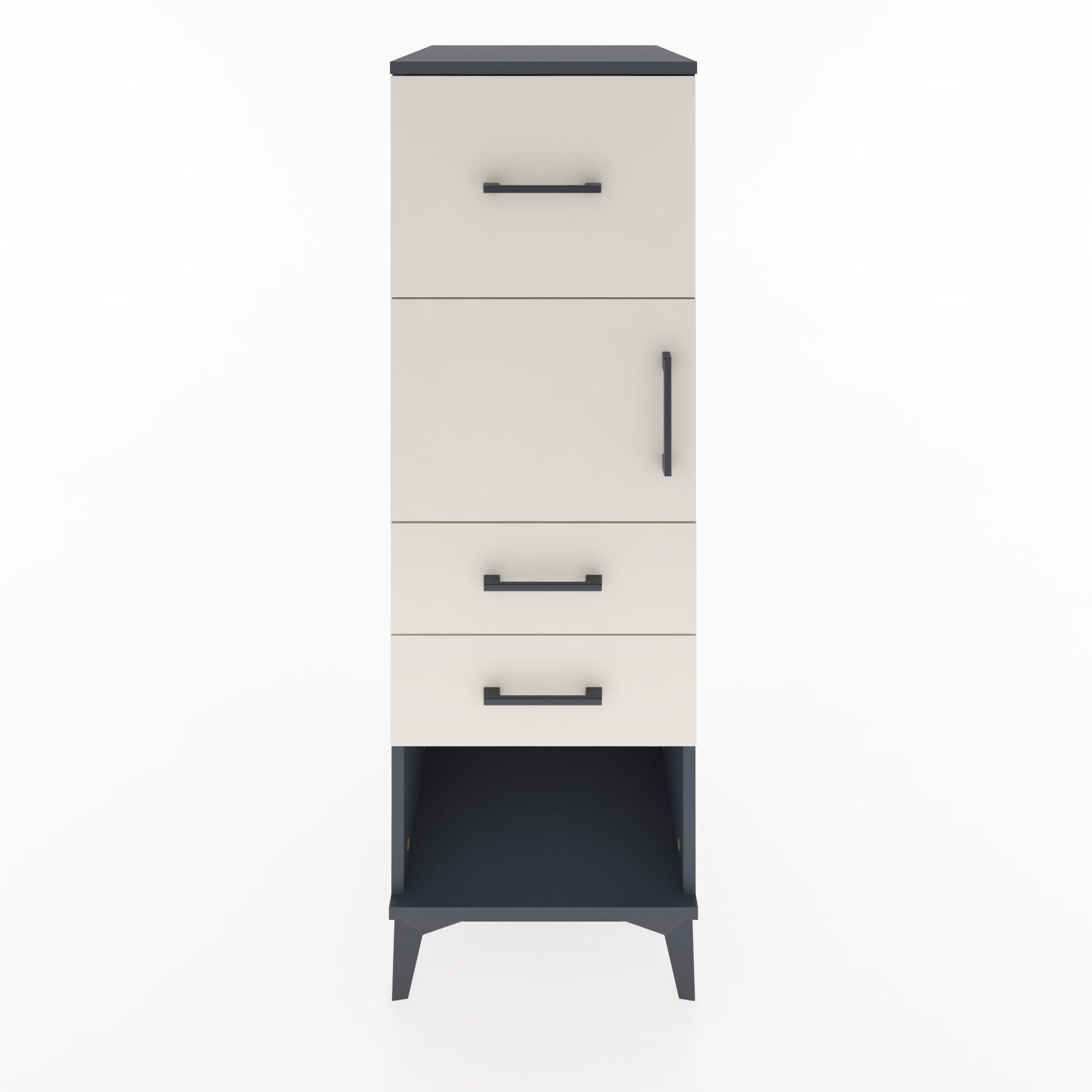 Woodntry Modular Cabinet Anthracite 44x30x122 cm Functional F25-2
