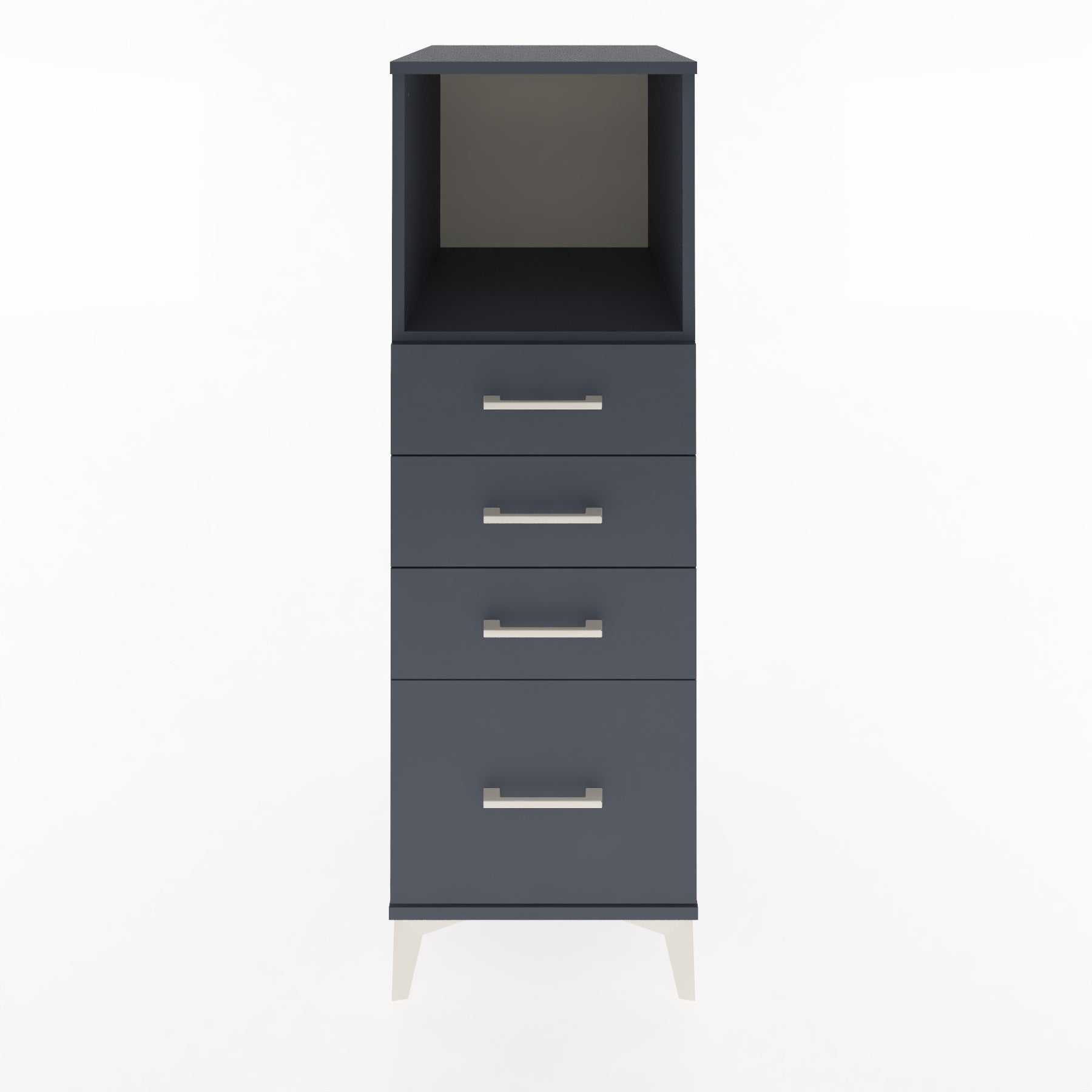 Woodntry Modular Cabinet Anthracite 44x59x122 cm with Drawers and Shelves CR75-2