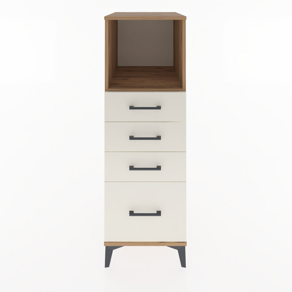 Woodntry Modular Cabinet Pine 44x59x122 cm with Drawers and Shelves CR75-3