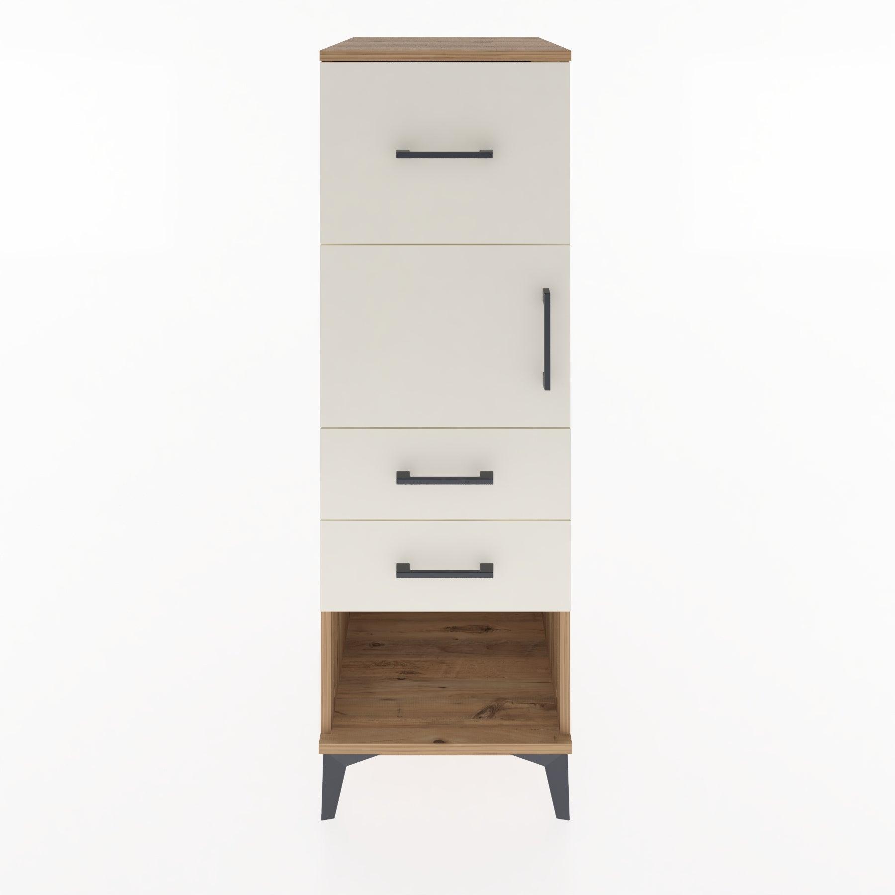 Woodntry Modüler Dolap Çam 44x30x122 cm Fonksiyonel F125-3