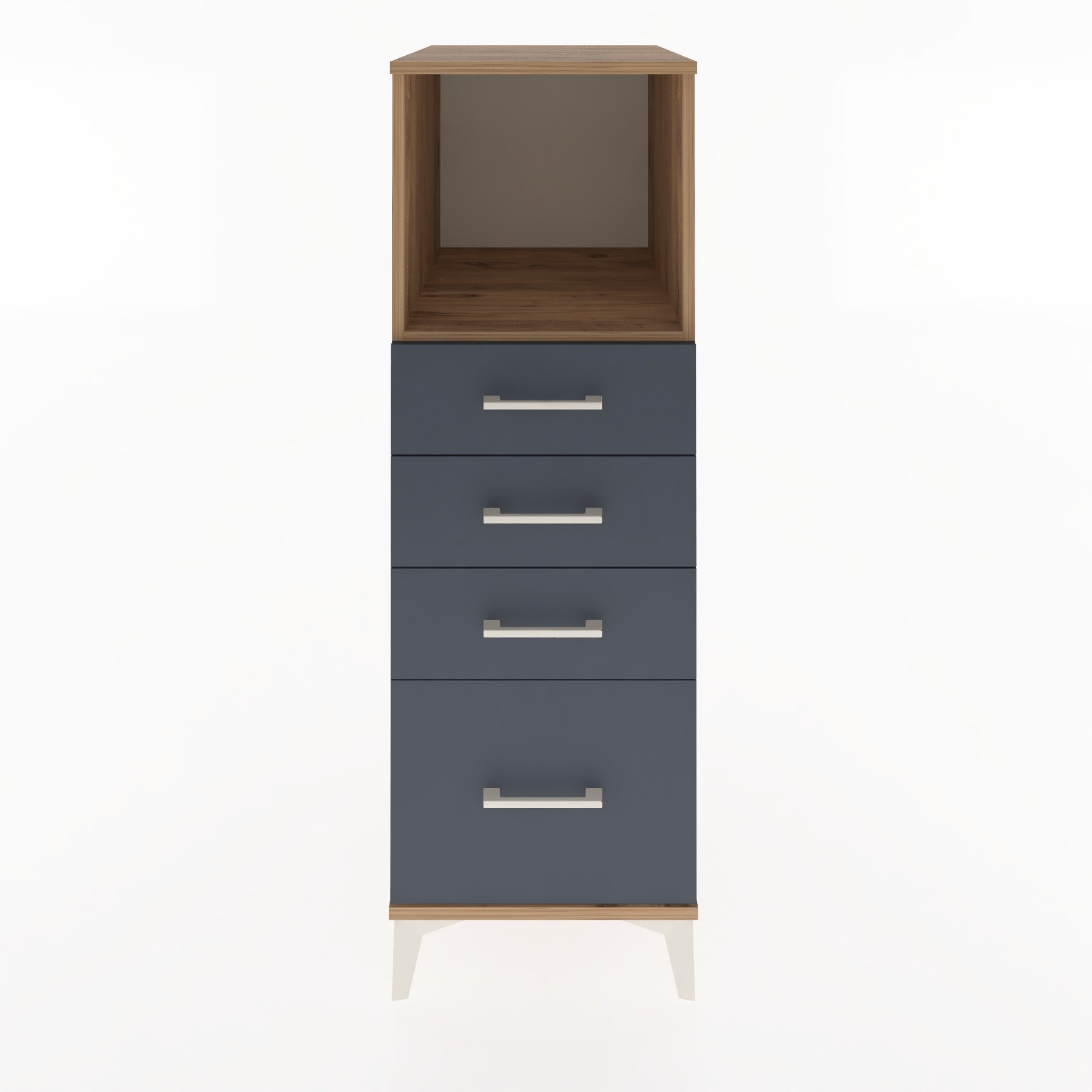 Woodntry Modular Cabinet Pine 44x59x122 cm with Drawers and Shelves CR75-3
