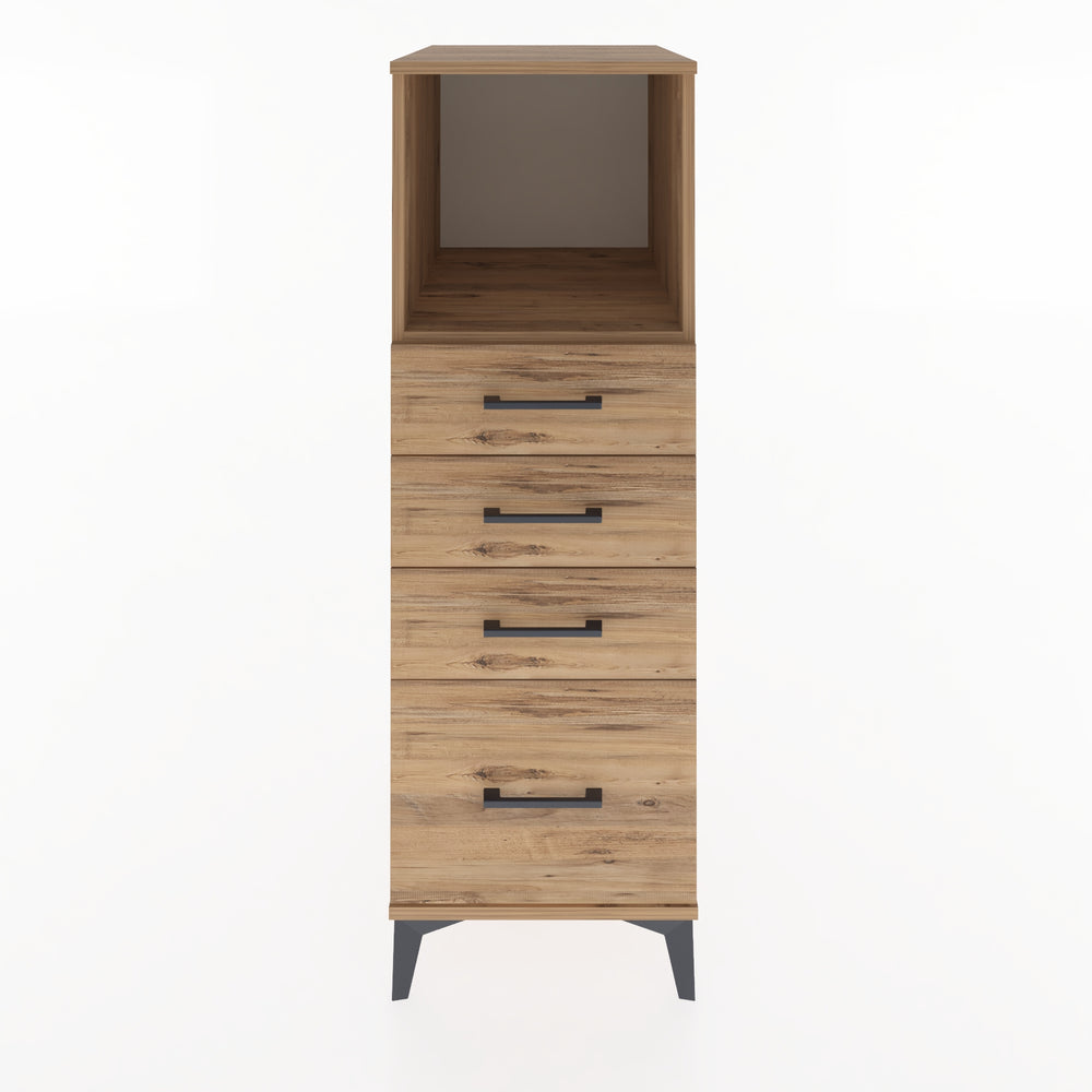 Woodntry Modular Cabinet Pine 44x59x122 cm with Drawers and Shelves CR75-3