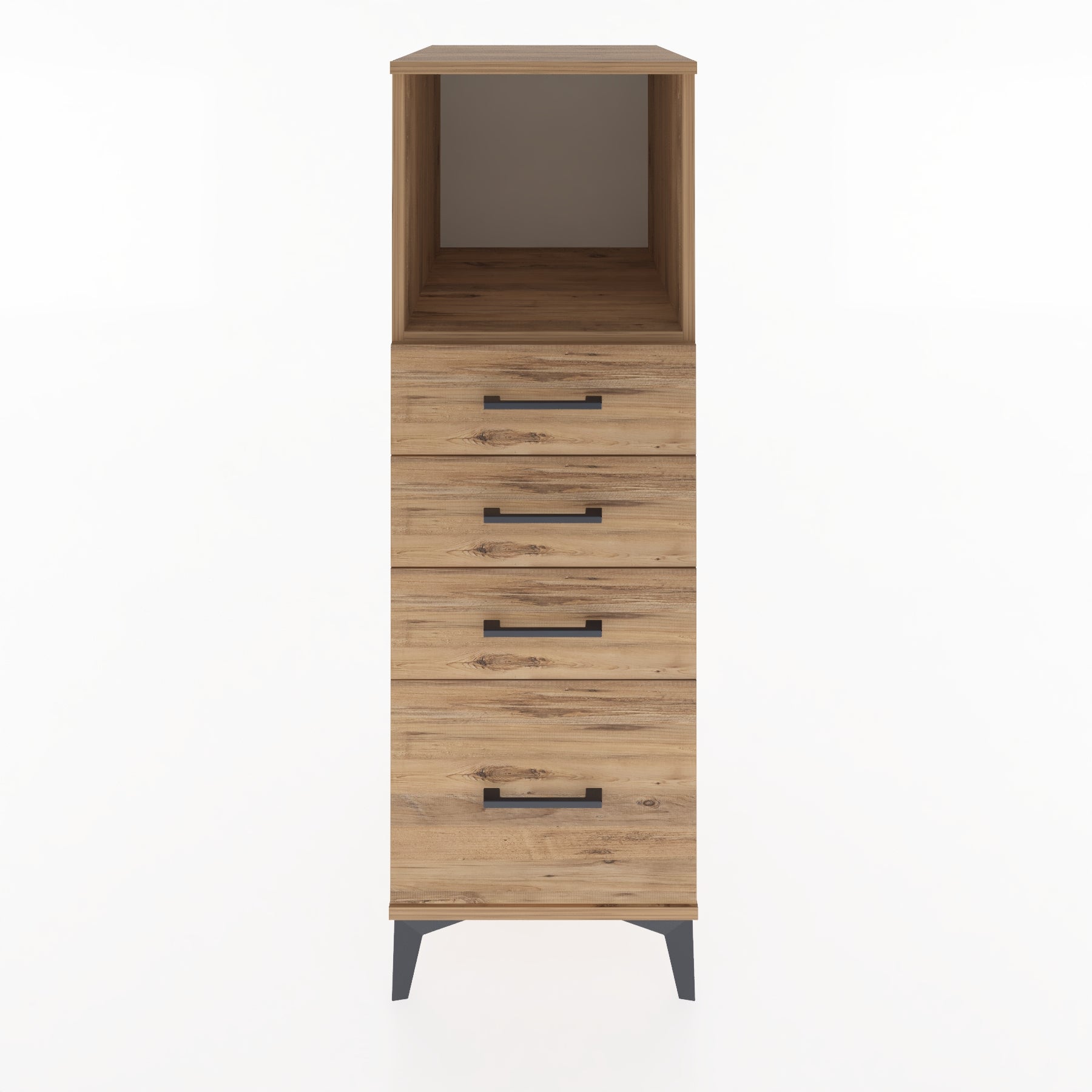 Woodntry Modular Cabinet Pine 44x59x122 cm with Drawers and Shelves CR75-3