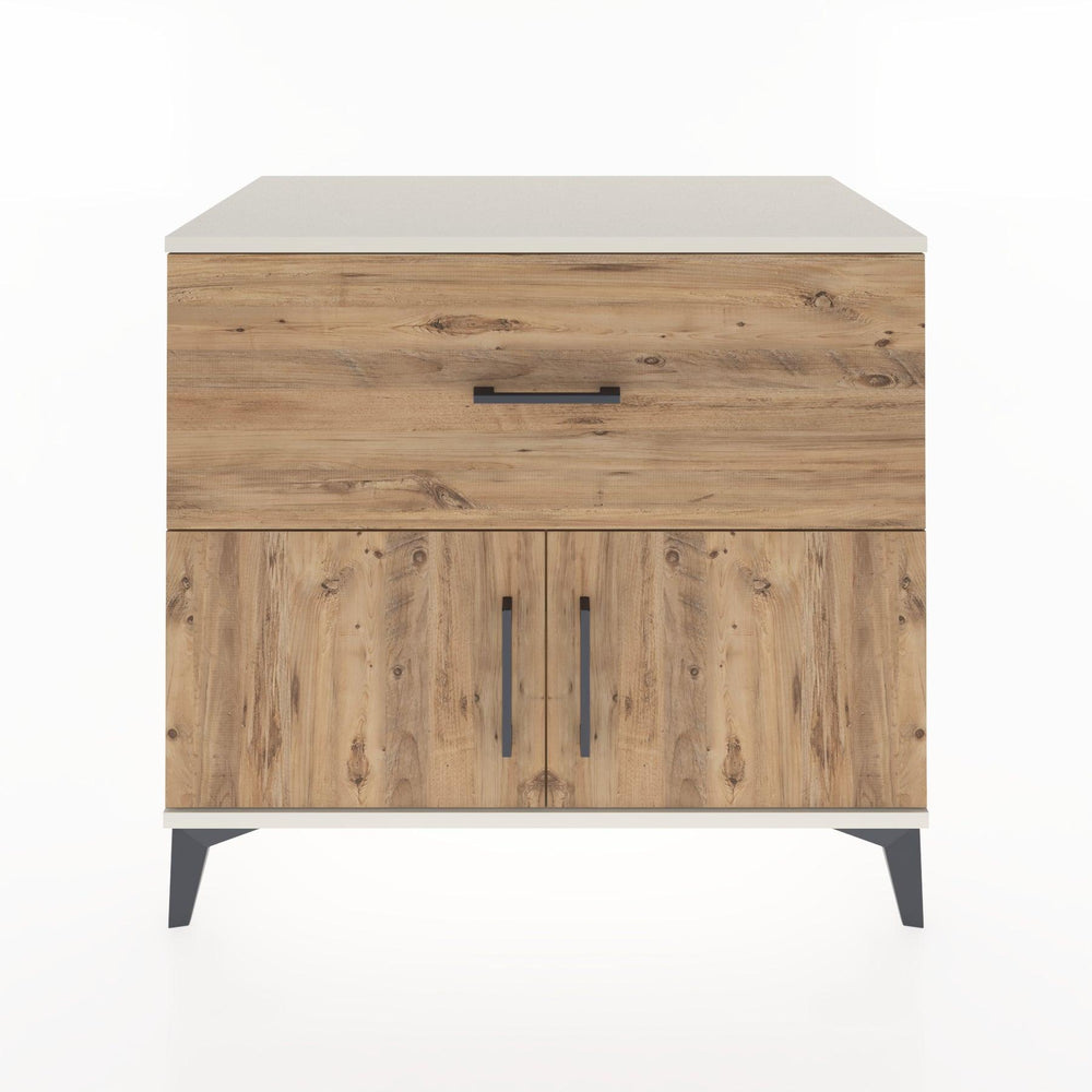 Woodntry Modüler Şifonyer Aytaşı 88x44x68 cm Kapaklı ve Çekmeceli KC26-1