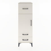 Woodntry Modüler Dolap Aytaşı 44x59x122 cm Kapaklı ve Çekmeceli KC26-1