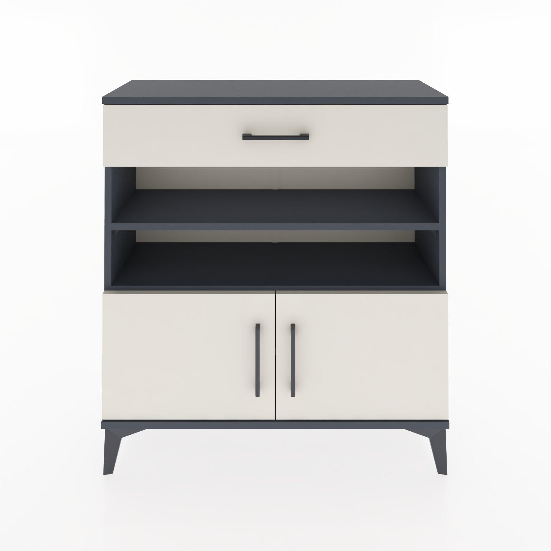 Woodntry Modular Dresser Anthracite 88x30x84 cm Functional F26-2