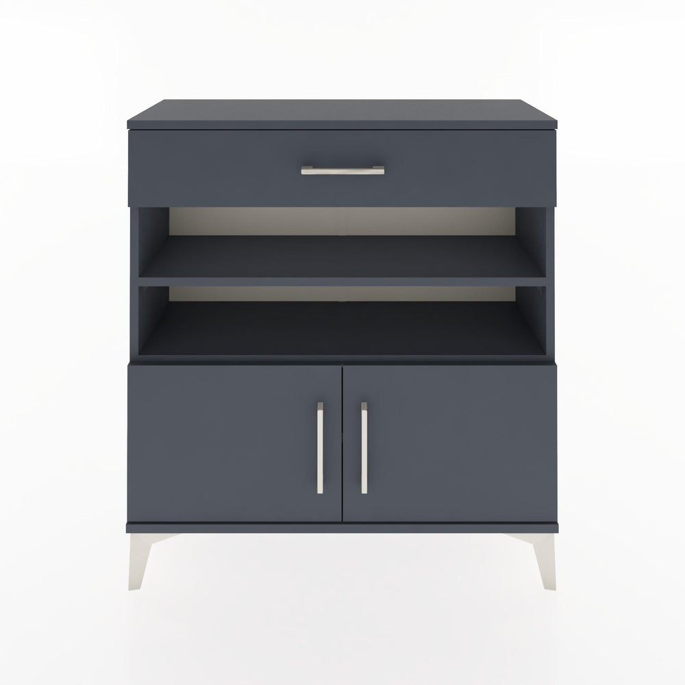 Woodntry Modüler Şifonyer Antrasit 88x30x84 cm Fonksiyonel F26-2