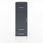 Woodntry Modular Cabinet Anthracite 44x30x122 cm with Doors and Drawers KC26-2