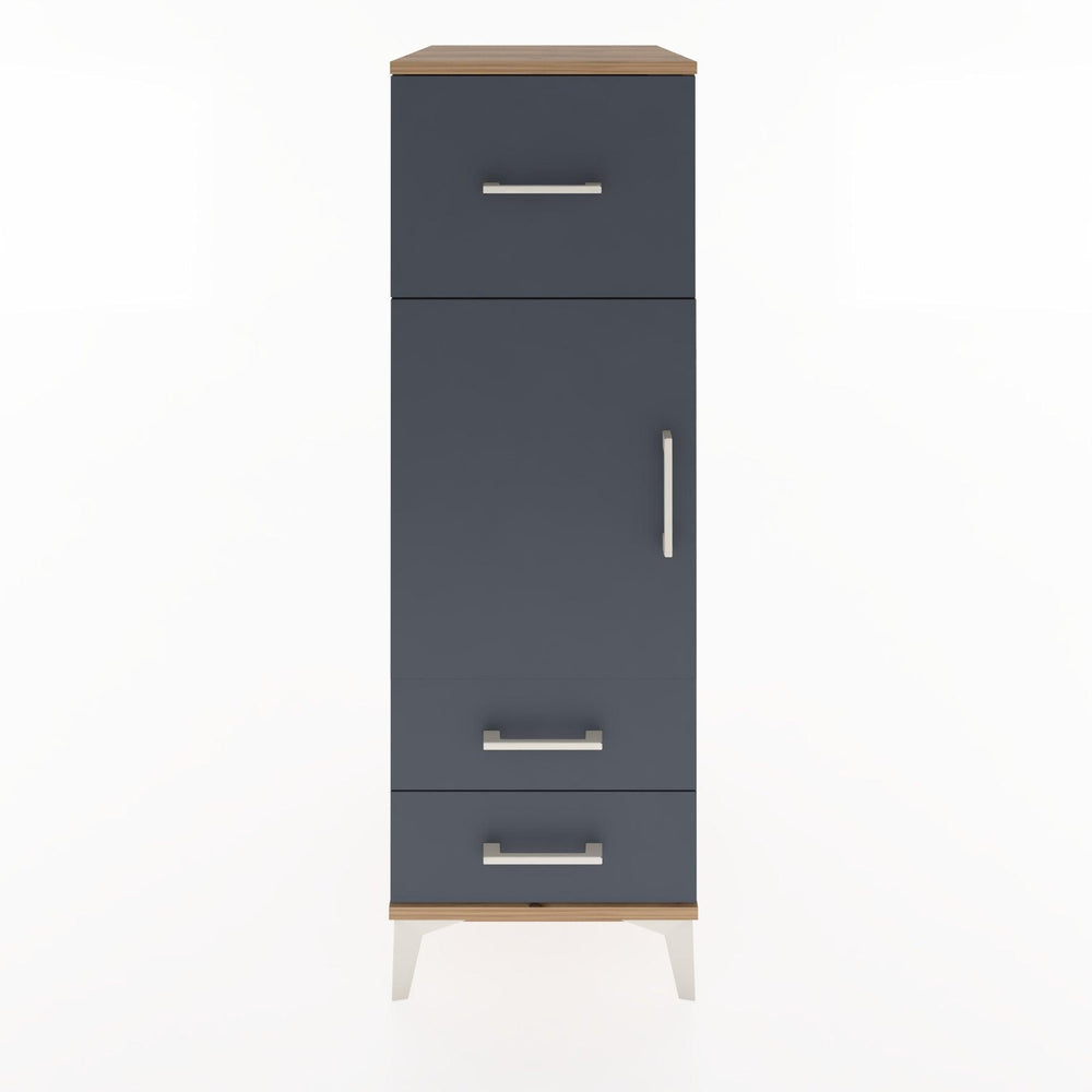 Woodntry Modular Cabinet Pine 44x30x122 cm with Doors and Drawers KC26-3